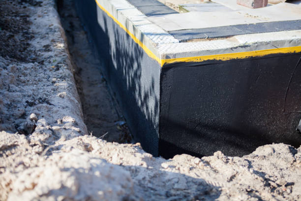 Residential Waterproofing installation at a Ardmore, AL home by SJ Waterproofing Pros